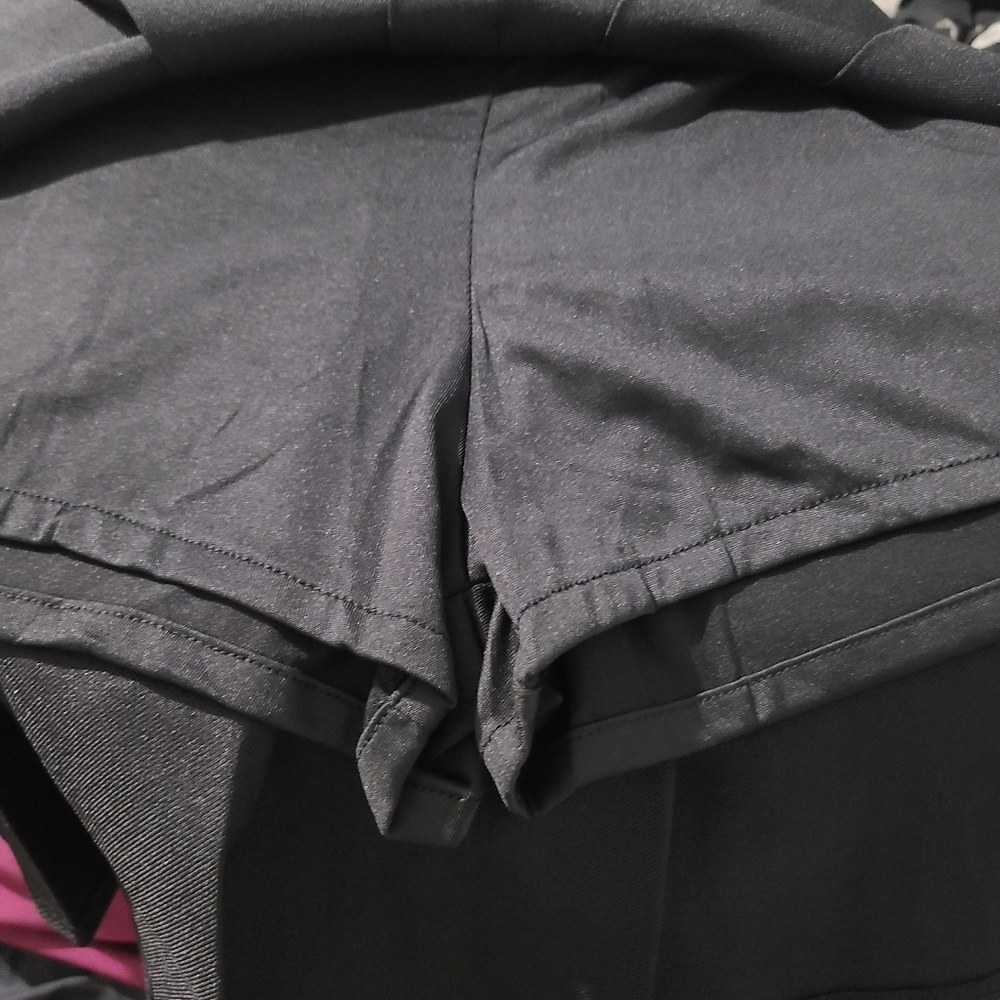Black Pleated Mini Skort - Picture 5 of 5